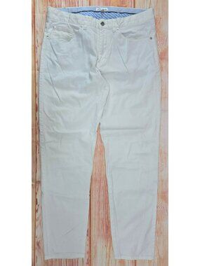 Peter Millar Crown Soft 5-Pocket Beige Pants Mens Size 33x32 Cotton Blend